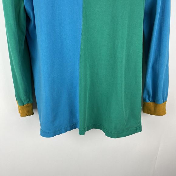 Odd Future OFWGKTA Blue Green Yellow Long Sleeve T-Shirt Size Large FLAW - Picture 6 of 14